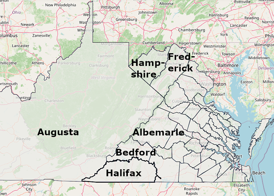 settlers fled Halifax County, on the western edge of the colony, during the French and Indian War
