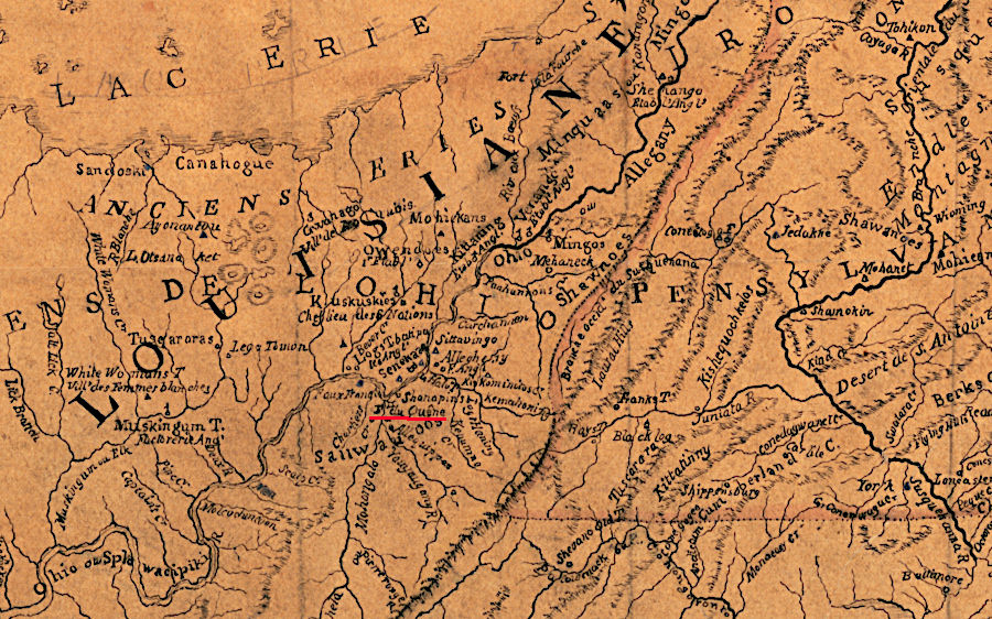 the French built Fort Duquesne on the edge of the English claim to Pennsylvania