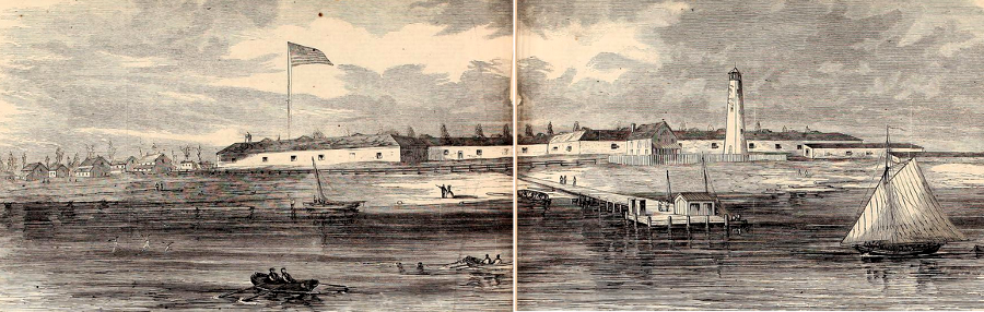 Fort Monroe was built after the War of 1812, and remained under Union control throughout the Civil War