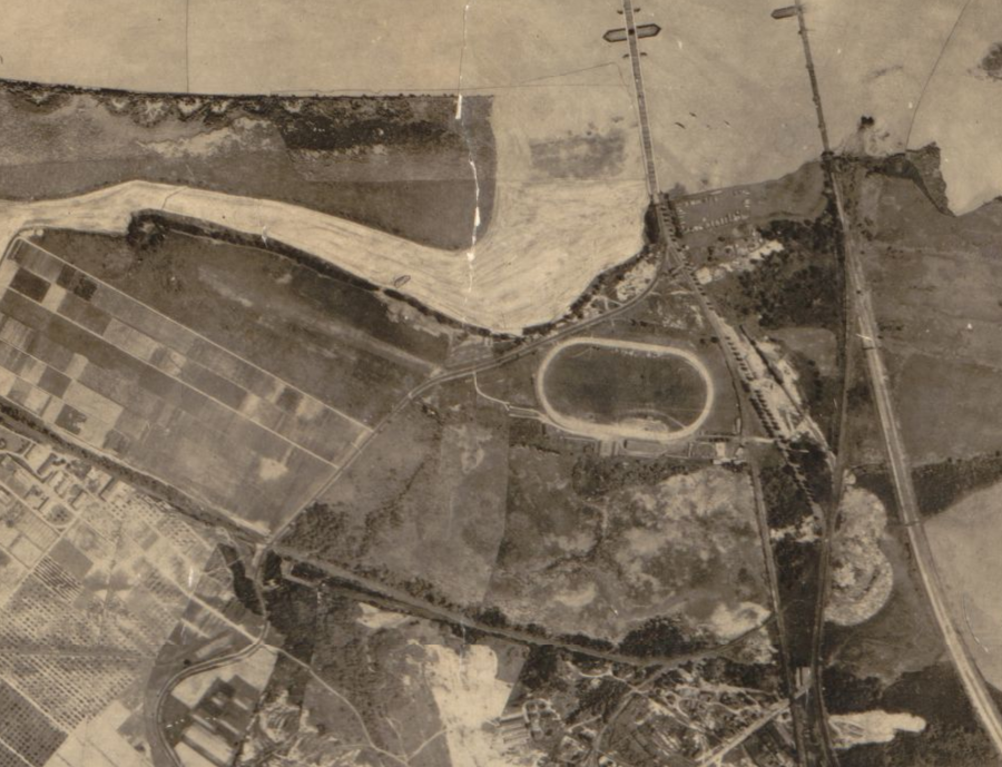 the Arlington Experimental Farm and future site of the Pentagon in 1922