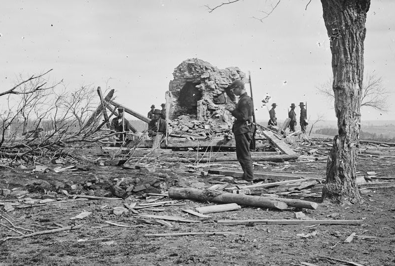 Confederate soldiers needing heat and shelter removed all the wood from the Henry House by March, 1862