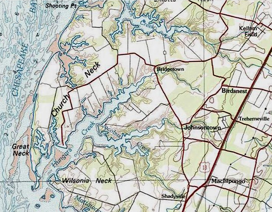 13 enslaved people seeking to escape to the British were captured in February 1776, after they had seized a schooner in Hungers Creek