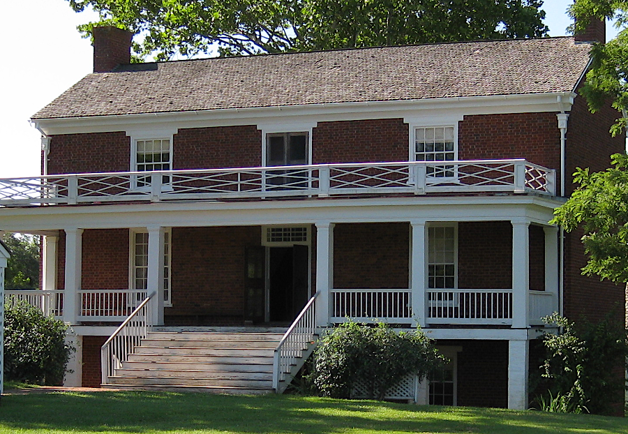 in 1949, the National Park Service reconstructed the McLean House at Appomattox Court House National Historical Park