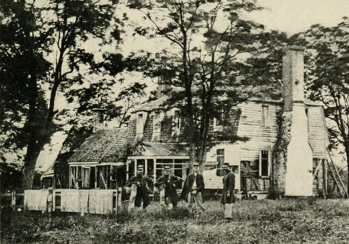 the Moore House in Yorktown was damaged during the Civil War