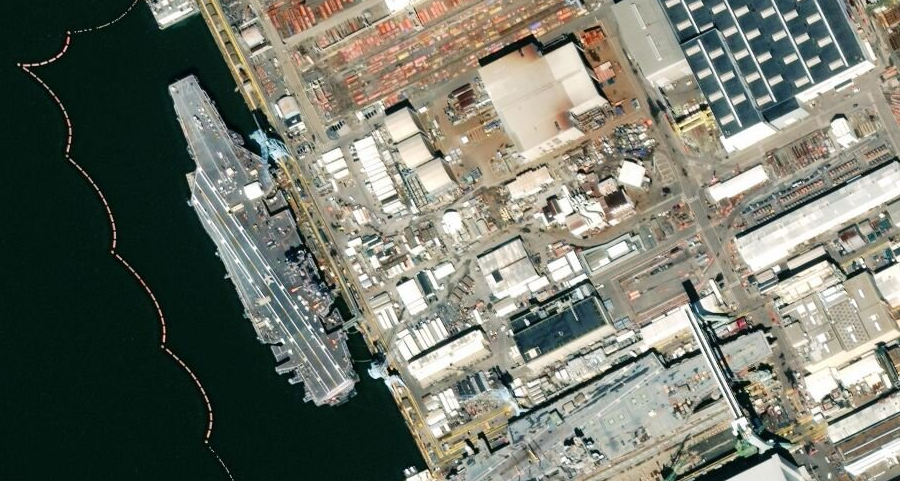 Newport News Shipbuilding is the only shipyard that builds aircraft carriers for the US Navy