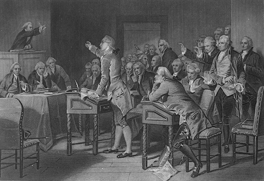 the House of Burgesses passed five of Patrick Henry's resolutions against the Stamp Act in 1765