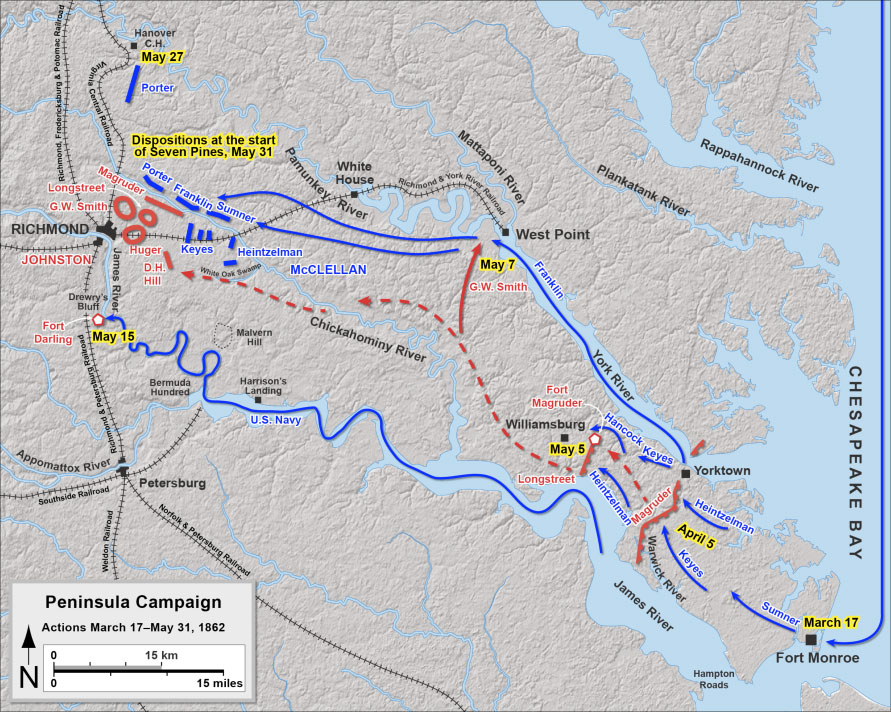 On To Richmond In 1862 The Peninsula Campaign