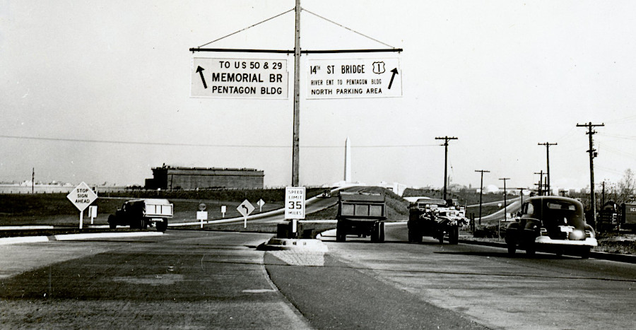 the Secretary of War moved his office to the Pentagon in 1943, when the building was only partially completed