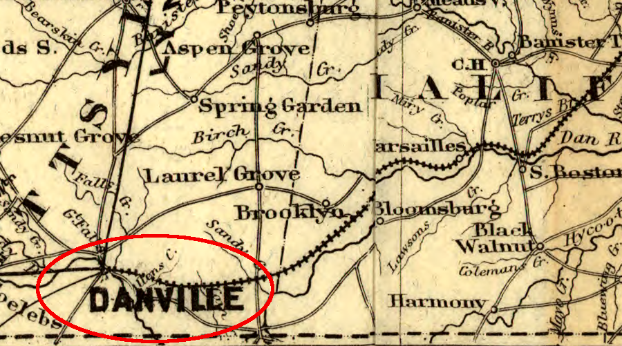 North Carolina blocked extension of the Richmond and Danville Railroad across the border, until the Confederate government mandated construction of the Piedmont Railroad