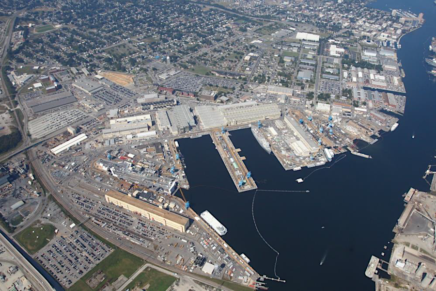 the site of the Norfolk Naval Shipyard on the Elizabeth River was first used by the Gosport Shipyard as far back as 1767