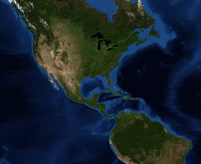very little land is in the same latitude in Central America
