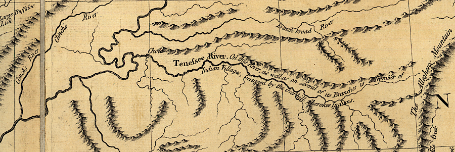 the Overhill Cherokee towns were concentrated along the Tennessee River