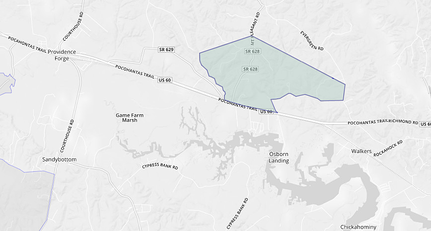 Eastern Chickahominy State Designated Tribal Statistical Area (SDTSA)