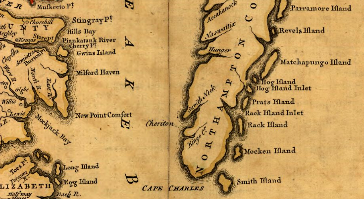 by 1751, the presence of the Gingaskin was not significant enough to be recorded on the map by Joshua Fry and Peter Jefferson