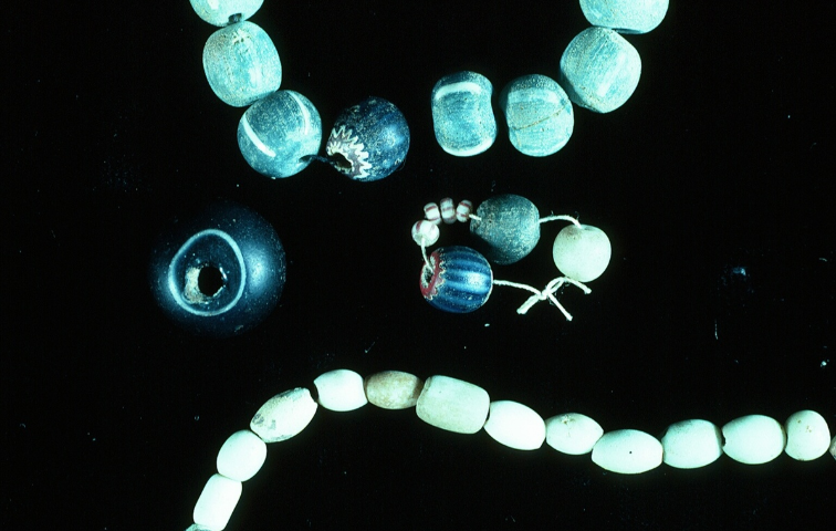 Native Americans in (modern) Montgomery County acquired glass beads in the Contact Period, as well as traditional shell beads from traders living on the coastline