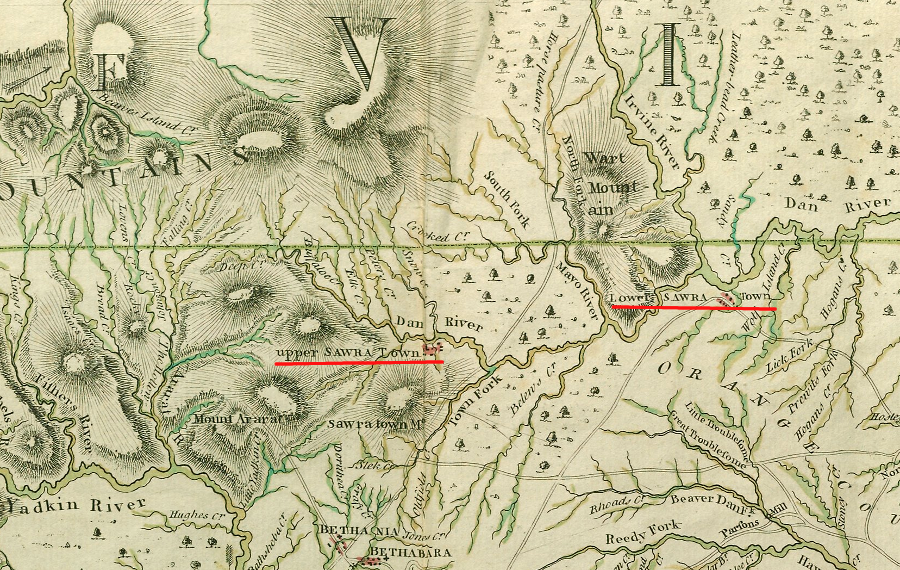 the Occaneechi Trading Path provided access for traders at Petersburg to the Native American towns on the Piedmont of North Carolina
