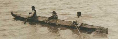 Alaska Bidarki or Skin Boat, ca. 1912