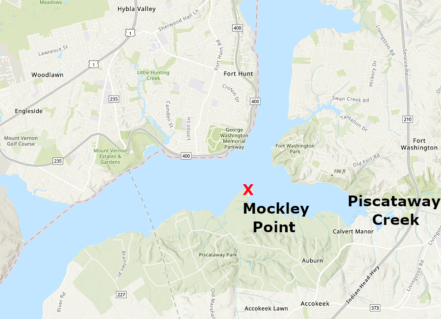 at Governor Calvert's invitation, the Susquehannock moved into Maryland and built a fort at Mockley Point in 1675
