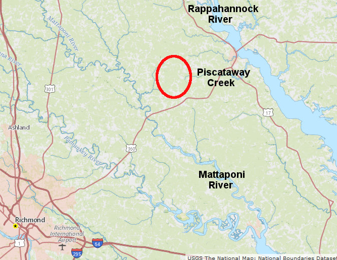 the Third Anglo-Powhatan war spurred the Mattaponi to migrate away from English settlements to the watershed divide between the Rappahannock and Mattaponi rivers