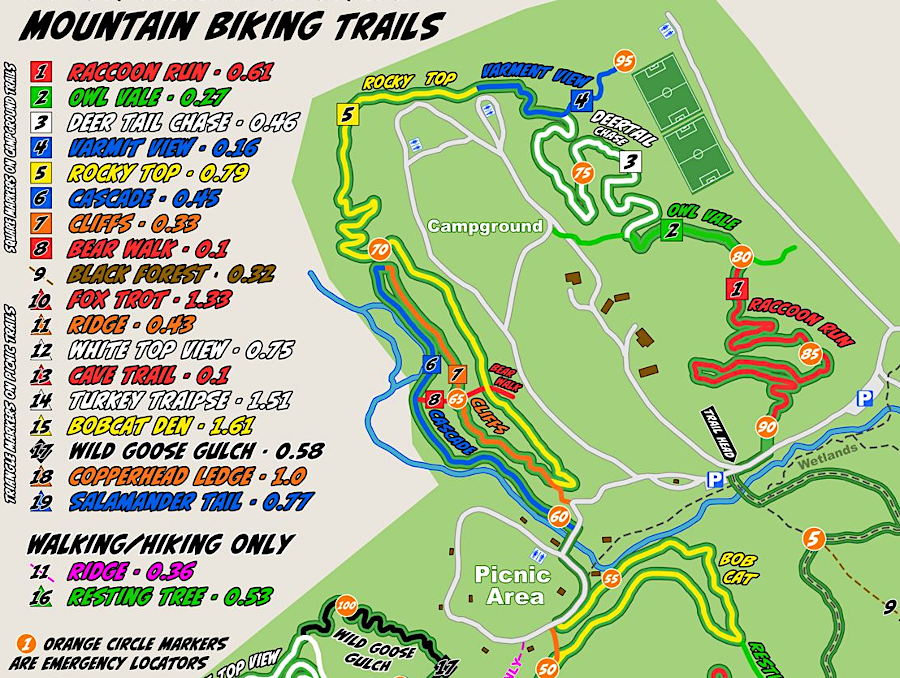 trout fishing in Bristol is available in Sugar Hollow Park, together with mountain biking trails and urban recreational facilities such as soccer and softball fields