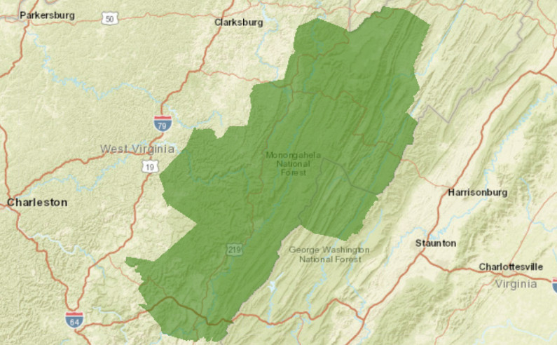 identifying preferred habitat in the Monongahela National Forest (MNF) was an essential step in recovery of the Virginia northern flying squirrel subspecies