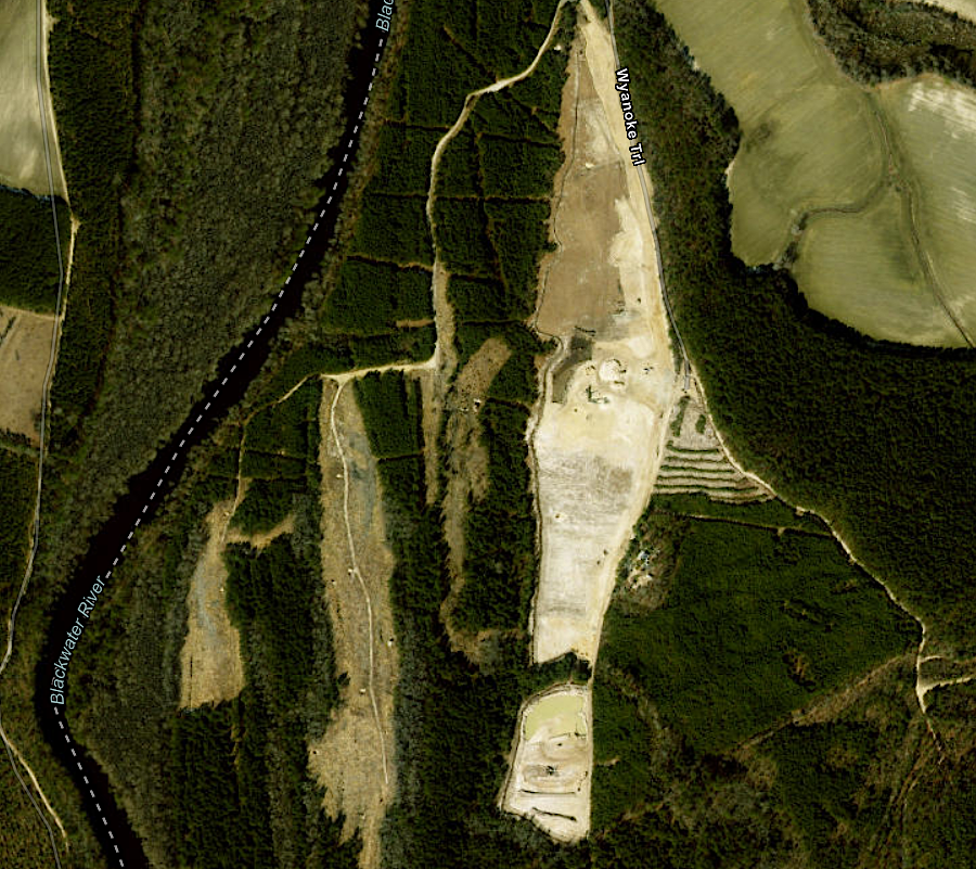 in 2024, Suffolk authorized mining sand in longleaf pine habitat designated as the South Quay Conservation Site