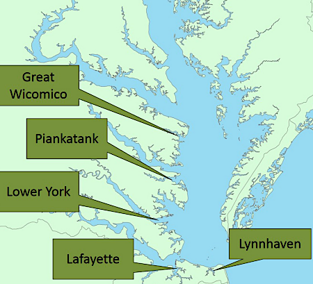 Virginia committed in 2014 to complete oyster restoration in five rivers, and achieved success in the Lafayette River in 2018