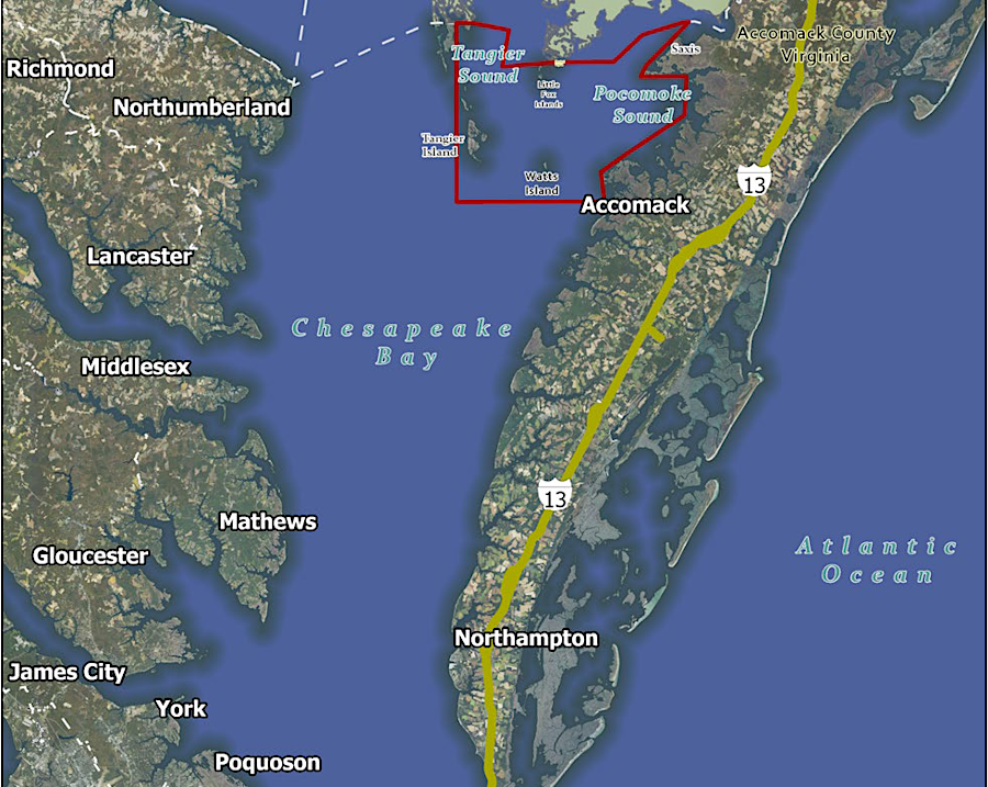 Federal and state agencies planned restoration on as much as 4,192 acres in Pocomoke and Tangier sounds