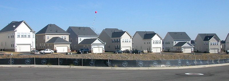 new homes on Route 28 at Bristow