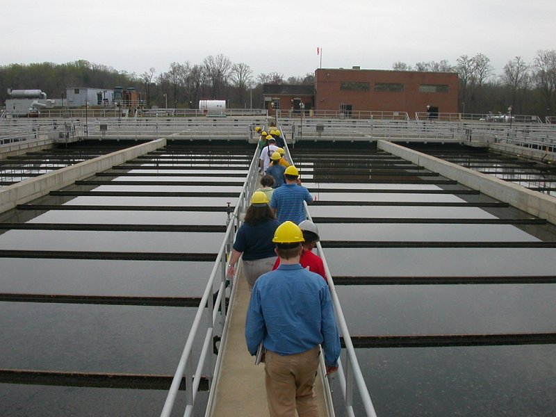 wastewater treatment plant at Lorton