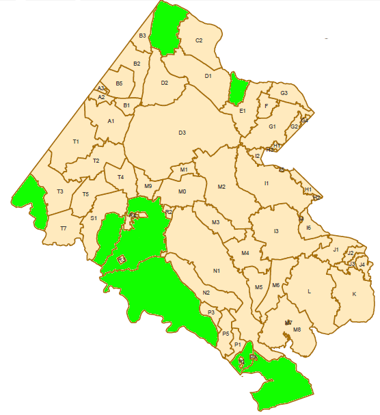 some portions of Fairfax County have no public sewer services (the Town of Clifton and a portion of Mason Neck have pump-and-haul services, where wastewater is collected and transported by truck to a wastewater treatment plant) 