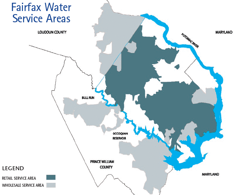 where Fairfax Water supplies drinking water