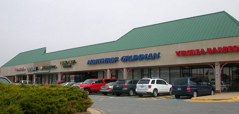 office of Quantico Marine Corps Base contractor, Northrup Grumman, in Stafford County shopping center