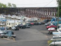 marina and old RF&P bridge on Neabsco Creek