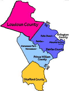 Loudoun County's version of Northern Virginia region - what's missing?