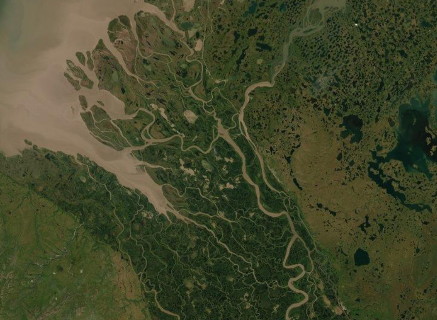 rivers in Northern Virginia may have sprawled across the landscape in the past, with multiple braided channels separated by islands