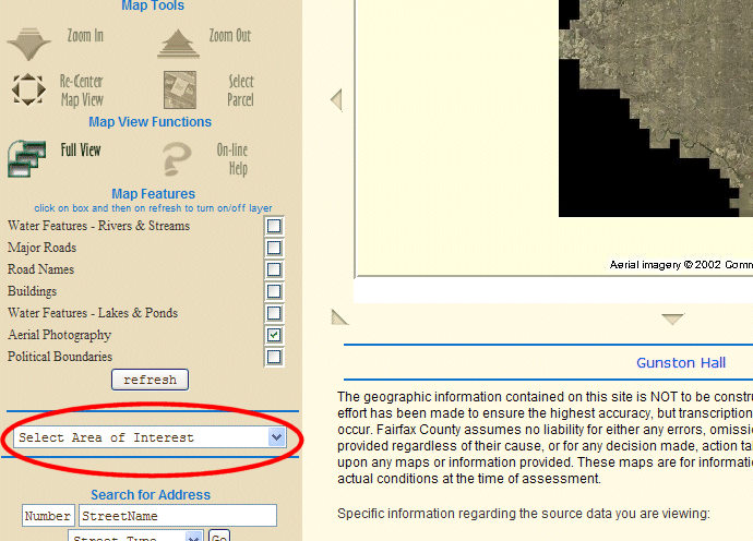 Fairfax County Aerial/Ortho Photo Viewer