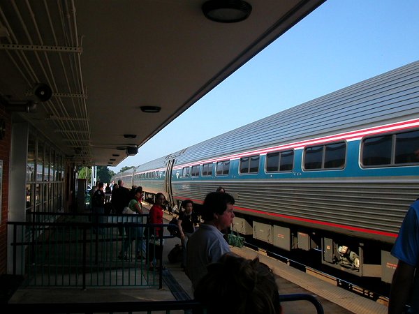 Amtrak at Quantico station