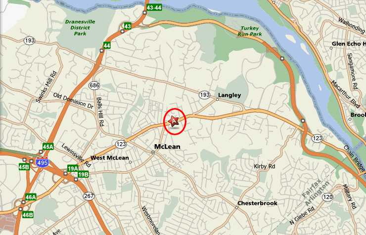 Salona, near McLean (at 1235 Dolley Madison Blvd)