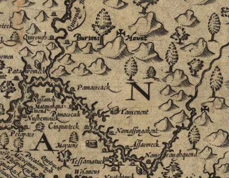 John Smith's map, with no property boundaries