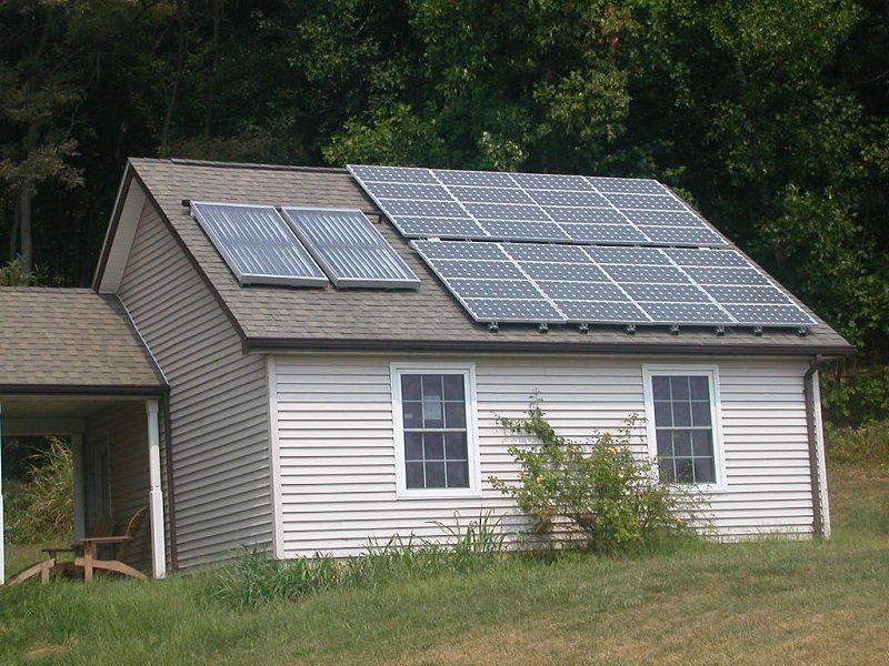 solar cells on Loudoun County