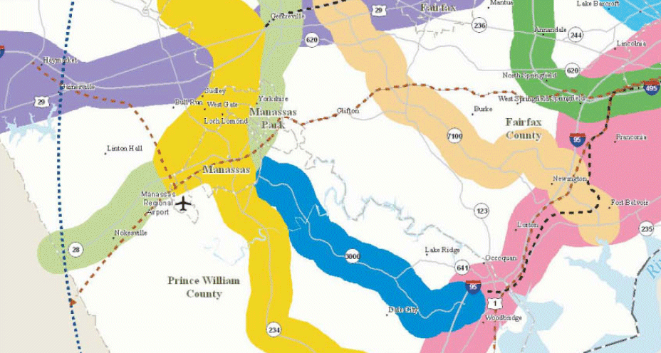 proposed VRE extension to Haymarket and Fauquier County