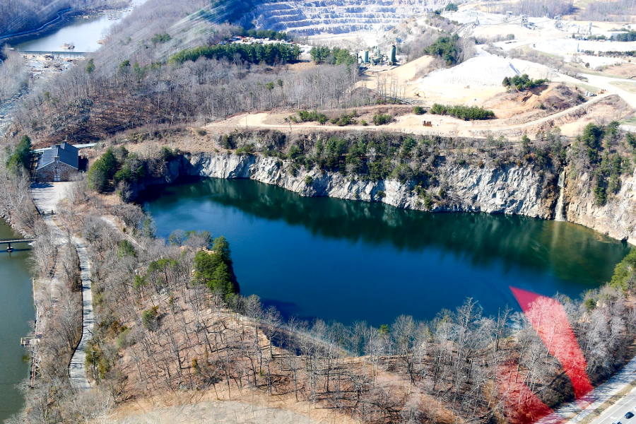 Fairfax Water will utilize the Vulcan quarries at Occoquan as water reservoirs