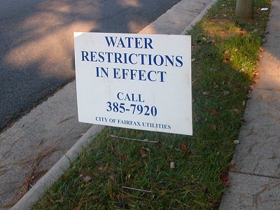 water restrictions imposed during 2007 drought