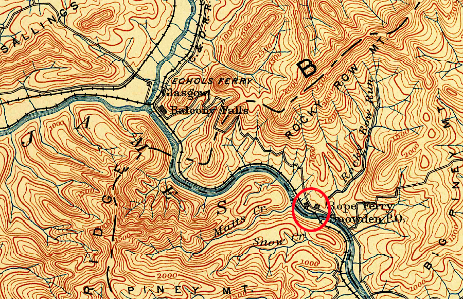 the Richmond and Alleghany Railroad built the original bridge over the James River and started using it in 1881