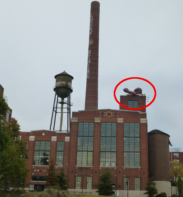 the sculpture designed for the home stadium of the Richmond Braves (titled Connecticut) moved to Church Hill after the team moved to Georgia