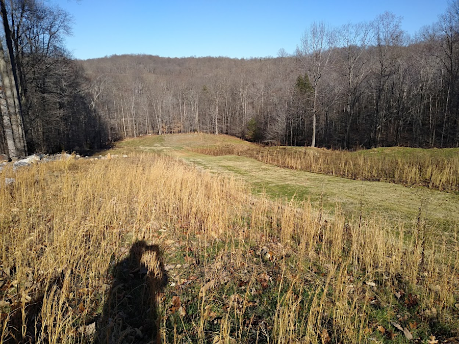 former fairways at General's Ridge Golf Course in January, 2020