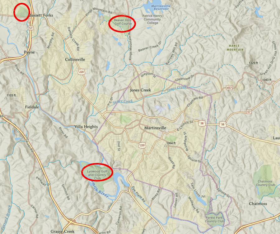 two of the three public golf courses in Henry County gained approval in 2020 for conversion into solar facilities