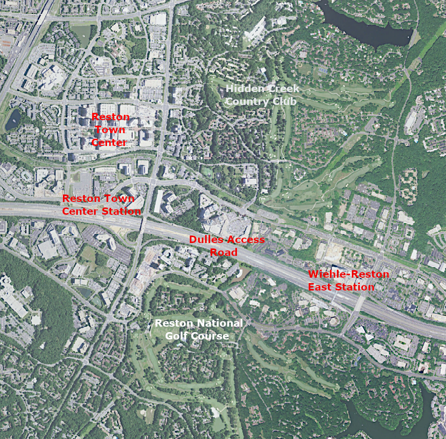 construction of two Silver Line Metrorail stations dramatically increased the speculative land value of Reston National Golf Course