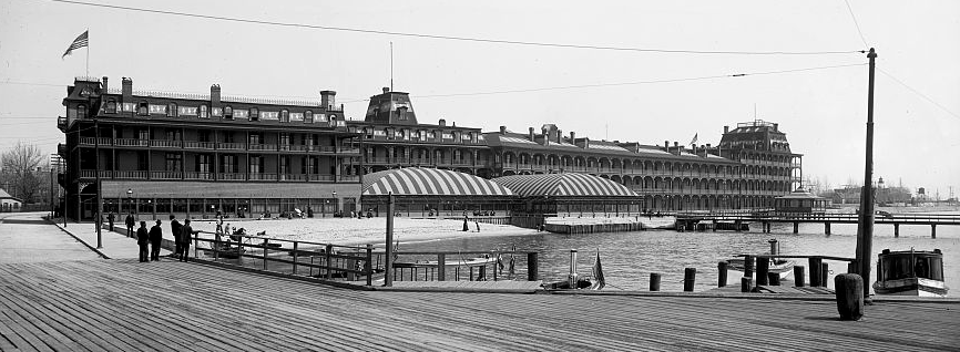the second Hygeia Hotel was torn down in 1902 to allow for a planned (but never implemented) expansion of Fort Monroe
